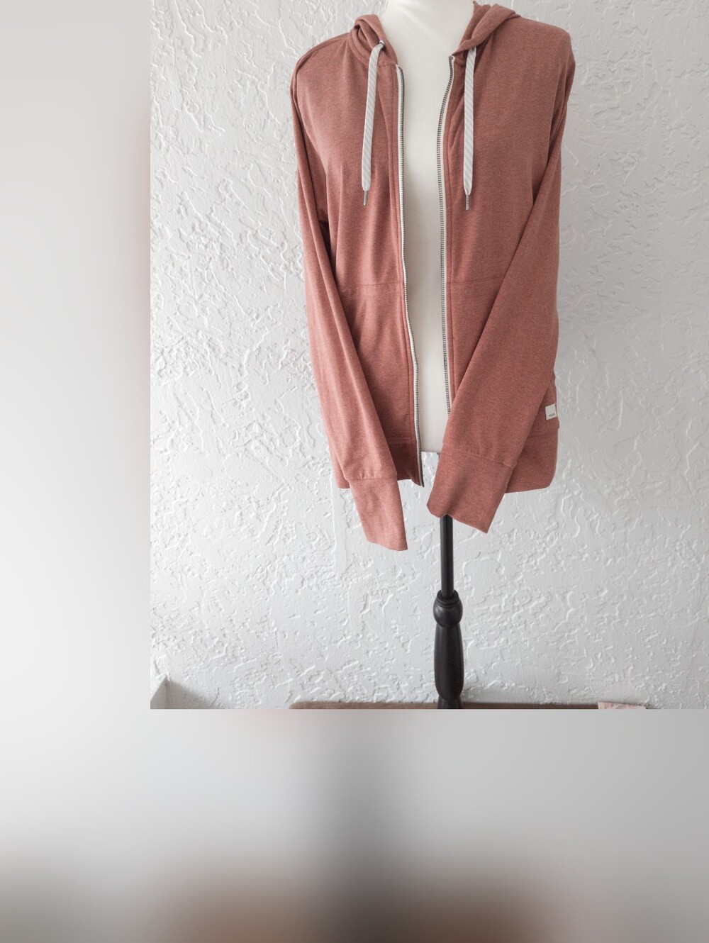 Vuori terra cotta zip-up hoodie - Picture 2 of 8